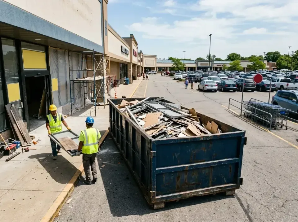 retail-store-renovation-debris-003 — frequently asked questions, Roll-off Dumpster Rentals in New Palestine, IN